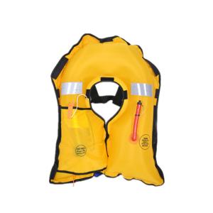 Wholesale Orange Color Inflatable Life Vest TPU Material 33g Co2 Filling For Adults from china suppliers