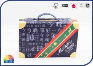 China UV Portable Hinged Lid Presentation Box With Leather Handbags on sale