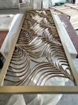 Laser Cut Decorative Metal Screen Panel Stainless Steel Living Room Furniture