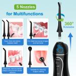 Rechargeable Oral Hygiene Water Flosser Household 5-Hour Charging Time and IPX7
