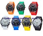 Silicone watch quartz Wrist Watch color available silicone band for young people