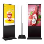 100 Inch Floor Standing Digital Signage Cms Free Standing Kiosk Smart Tempered