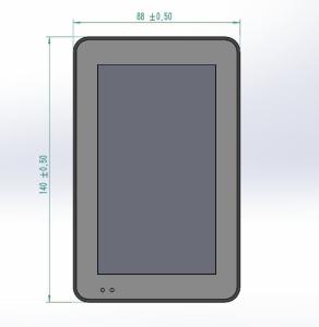 China OEM Industrial Wall Mount 5 inch LCD IPS Touch Screen POE Meeting Room Android 7.1 NFC Tablet PC on sale