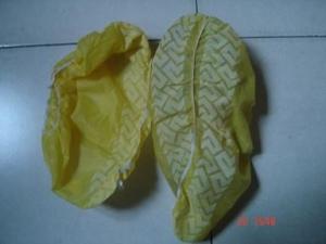 China CE ISO Yellow / Blue Shoe Covers Disposable Anti Skid Lightweight One Time Use on sale