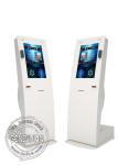 Retail Information Touch Screen Kiosk 22” Portrait Card Swipe Printer Scanner
