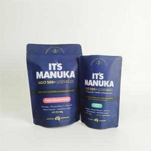 Wholesale New Wholesale Factory Food Grade Plastic Packaging Pouch Stand Up Aluminum Foil Matte Surface Zipper Protein Powder Bag from china suppliers