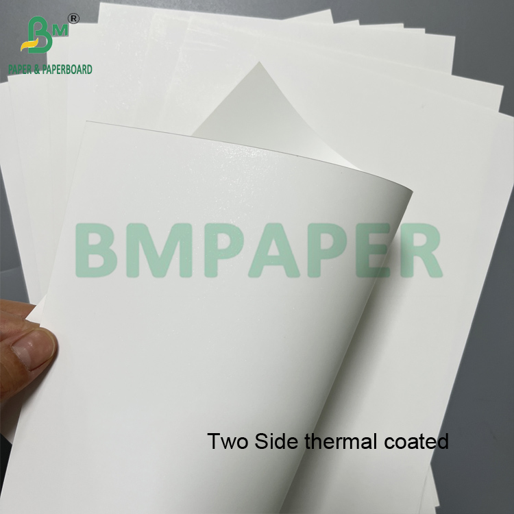 One Side Two Sides Coated White 120 180 Micron Thermal Synthetic Paper Roll