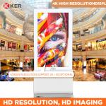 43" 55" Facing Ultra High Bright Transparent Double Side Digital Signage Store