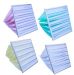 Sturdy Aluminum Frame HVAC F8 Bag Filter Synthetic Fiber Air Filter