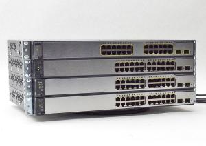 Wholesale 2 SFP Slots Cisco Catalyst 3850 Series Switches Layer 3 WS-C3750V2-24PS-S V06 from china suppliers