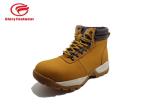Nubuck Soft Sole Industrial Safety Footwear EVA With Round Cotton Lace Sport