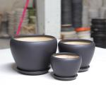 Elegant Round Ceramic Pots For Your Home Or Business Various Sizes Available