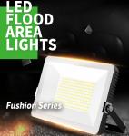 AC85 - 265V Input Voltage LED Flood Light Outdoor Security Lighting Ultra Slim