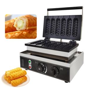 Wholesale Non-stick Coated Electric Corn Hot Dog Waffle Maker with 6 Sticks Easy Operation from china suppliers