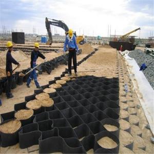 Wholesale Textured and Perforated HDPE Plastic Geocells for Road CE ISO14001 ISO9001 Accredited from china suppliers