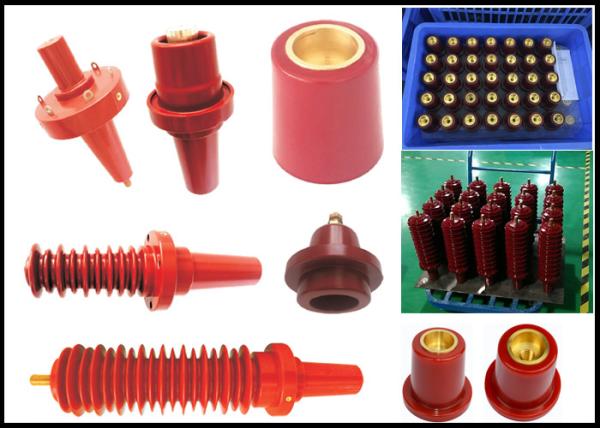Bus - Bar Epoxy Resin Cast Bushing For Combined Connection Ring Main Units / Gas