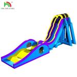 Commercial Party Rental Interesting Crazy Blue Inflatable Water Slide for Kids