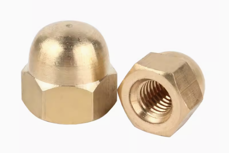 Premium M12 & M20 Brass Dome Cap Nuts Metal Fastening Offered in Sizes T1 T2 T3