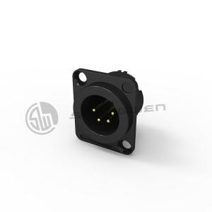 Wholesale 4 Pin XLR Connector Socket Male Electrical Connector D Type Shape from china suppliers