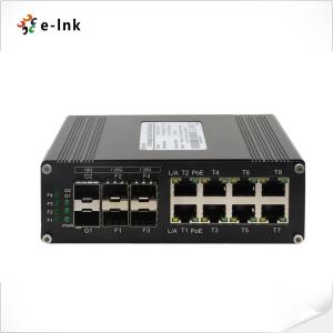 Wholesale Outdoor 8 Port 10/100/1000T RJ45 Industrial Ethernet Switch With 6 Port 1000X Gigabit SFP from china suppliers