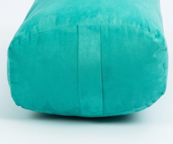 Yoga Bolster, Premium Velvet Bolster Pillow (26"X11"X7"), Large Rectangle Yoga