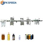 10-100ml Liquid Oil Water Wine Bottle Filling Machine with Customizable Filling