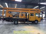 16m Aerial Work Platform Truck With Max Platform Bucket Capacity 200kgs
