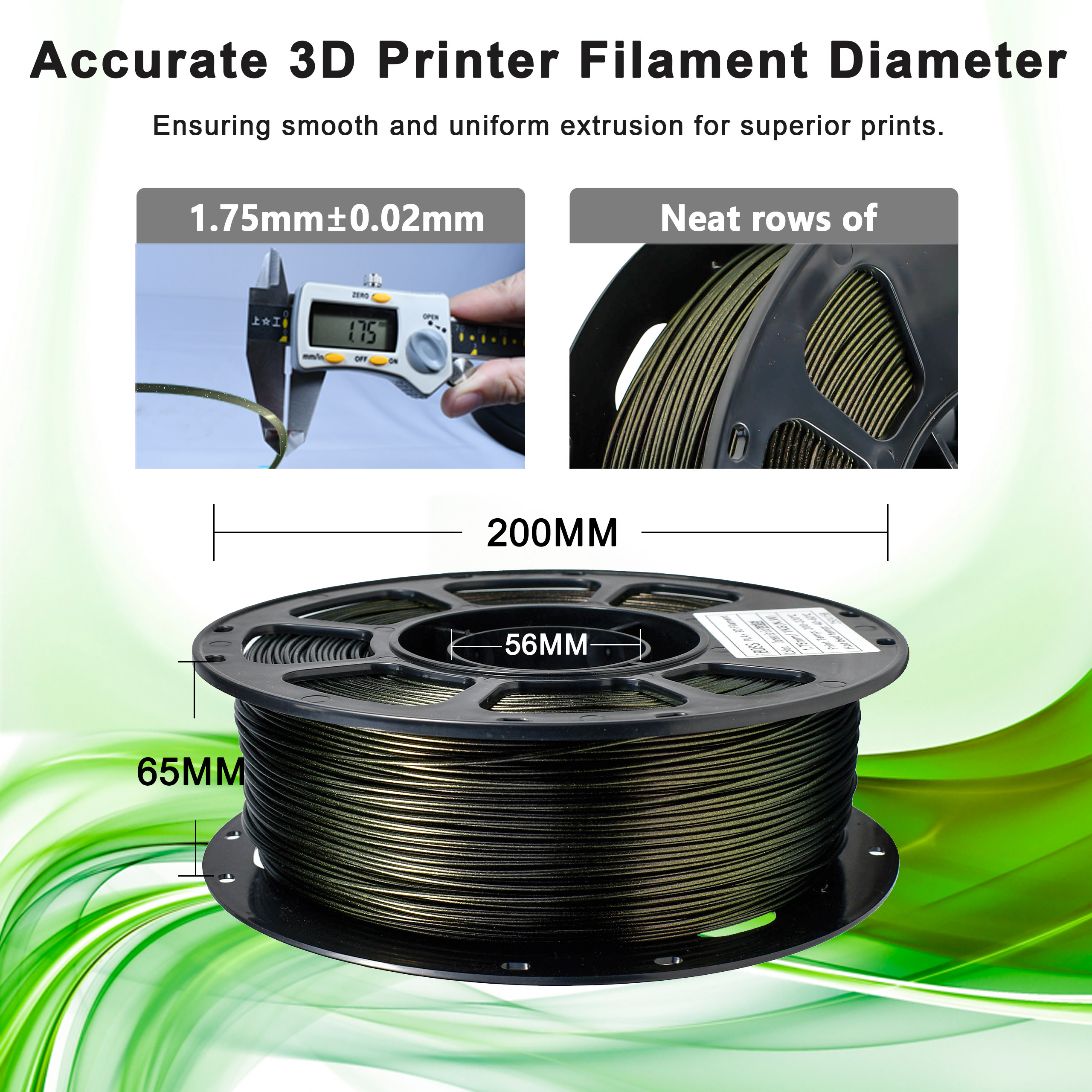 iBOSS Change Color Fialment PLA+ Chameleon Star Gold 3d Printing Filament 1.75mm
