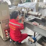 Double Wall Corrugated Pipe Extrusion Machinery For Sewer / Drainage Application