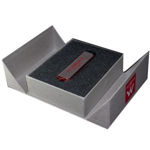 Wholesale cigarette lighter gift box custom middle opened door lighter hinged pack box from china suppliers