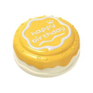 Wholesale Happy Birthday Interactive Gift Chew Squeaky Toys Dog Cake Shape Chew Toy from china suppliers
