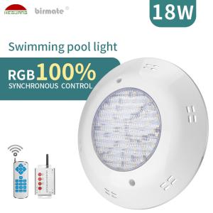 Wholesale 18W 525nm LED Underwater Pool Lights AC12V Surface Mount Synchronous Control from china suppliers