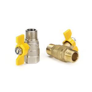 Wholesale High Pressure Electroplated Hydrogen Brass Gas Valve CE Certificated from china suppliers