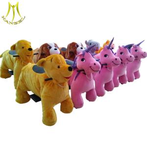 Wholesale Hansel horse walking children ride on racing coin operating happy ride on animal from china suppliers