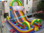 Outdoor Commercial Grade PVC Slide Inflatable Obstacle Course Tunnel For Adults