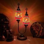 Table lamp Bedroom Home Decor Desk Light Bedside mediterranean lamp(WH-VTB-21)