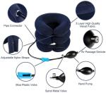 Adjustable cervical pillows free size neck brace support soft flannel