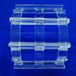 Custom Silicon Wafer Cleaning Rack Quartz Groove Boat High Temperature Resistant