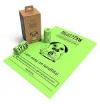 PET eco friendly doggie waste bags poo bag 100% compostable printed poop bag