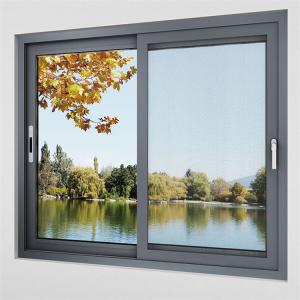 Wholesale Bedroom Aluminum Window with Superior Sliding Glass and Stainless Steel Screen Netting from china suppliers
