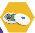 BLE 5.0 80 Meters Bluetooth Beacon Tag IP67 For Indoor Positioning