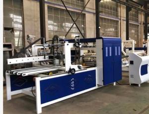 Wholesale 2600mm Carton Folder Gluer Machine 60pcs Per Min Lead Edge Belt Type from china suppliers