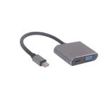 High Quality HDMI + VGA To Mini DP Displayport Adapter HDMI Video Cable 1080 P
