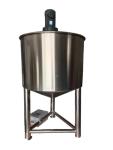 Electric 1000 Liter Single Layer Mixing Tank Cylindrical For Tire Glue