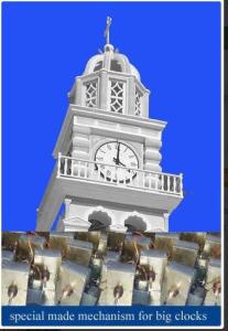 Wholesale clocks tower and movement mechanism motor with GPS standard time signor antenna from china suppliers