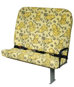 Wholesale School Bus Seats Integrative Bottom Cushion Back With Hand Grip Simplified Assembly from china suppliers