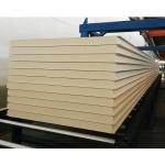 Flexible Polyurethane Composite Panels White Sandwich Plates For Cold Warehouse