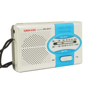 Wholesale Portable Plastic Pocket-Sized AM FM Radio with AA Battery Lightweight and Durable from china suppliers