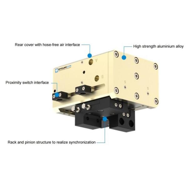 TFH Series Industrial Pneumatic Grippers with Multi-Mount and High Accuracy