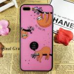PC+TPU Silk Grain Folivora Play on the Tree Images Cell Phone Case Cover For